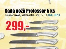 Sada nožů Professor 5 ks