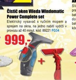 Čistič oken Vileda Windomatic Power Complete set