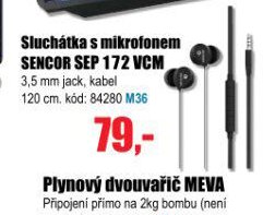 Sluchátka s mikrofonem SENCOR SEP 172 VCM