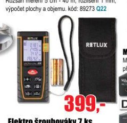 Laserový dálkoměr Retlux RHT 100