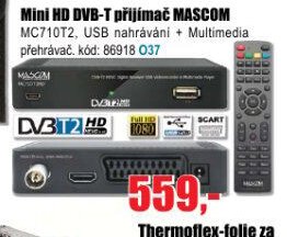 Mini HD DVB-T přijímač MASCOM