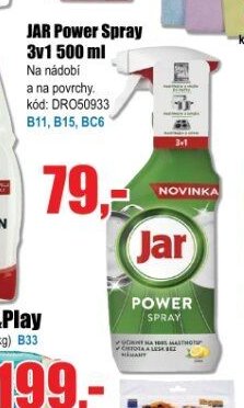 JAR Power Spray 3v1 500 ml
