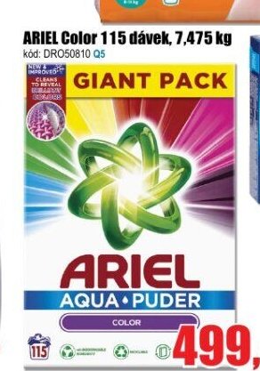 ARIEL Color 115 dávek, 7,475 kg