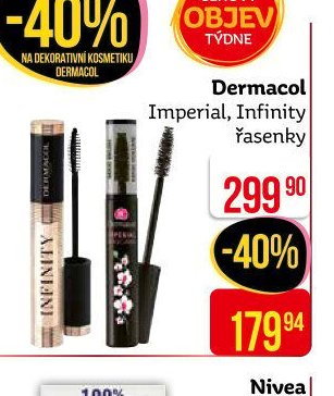 Dermacol Imperial, Infinity řasenky
