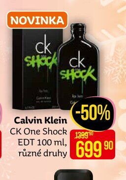 Calvin Klein CK One Shock EDT 100 ml, různé druhy