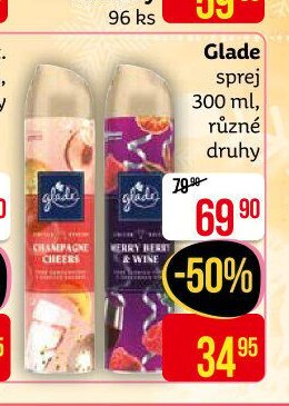 Glade sprej 300 ml, různé druhy
