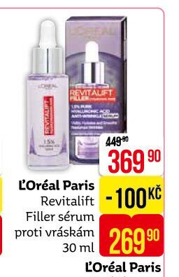 L'Oréal Paris Revitalift Filler sérum proti vráskám 30 ml