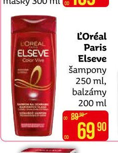 L'Oréal Paris Elseve šampony 250 ml, balzámy 200 ml