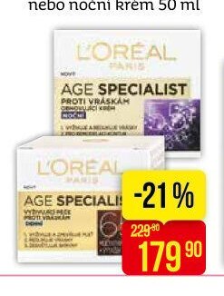 L'Oréal Paris Age Specialist denní nebo noční krém 50 ml