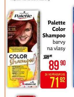 Palette Color Shampoo barvy na vlasy