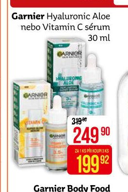 Garnier Hyaluronic Aloe nebo Vitamin C sérum 30 ml