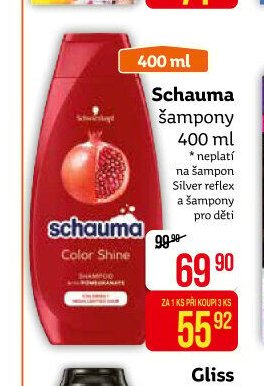 Schauma šampony 400 ml