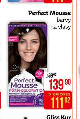 Perfect Mousse barvy na vlasy