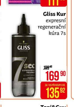 Gliss Kur expresní regenerační kúra 7s