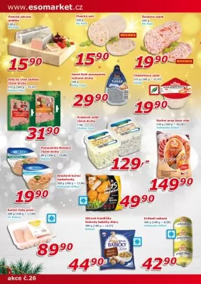 akční leták ESO MARKET 14.12.2022-31.12.2022