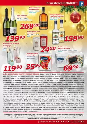 akční leták ESO MARKET 14.12.2022-31.12.2022