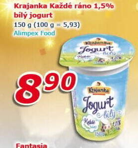 Bílý jogurt Krajanka