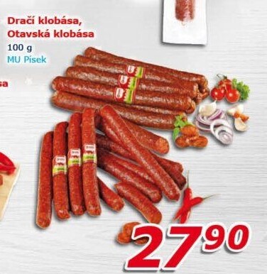 Dračí klobása Maso uzeniny Písek