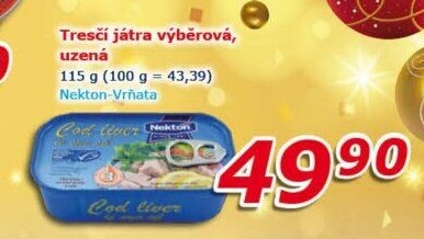 Játra tresčí Nekton