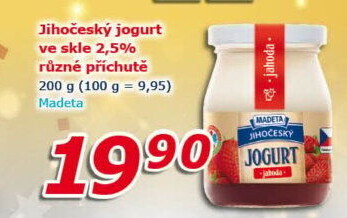 Jogurt ochucený jihočeský tradičníMadeta