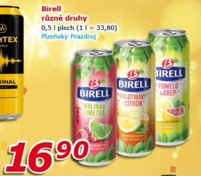 Nealkoholické pivo ochucené Birell