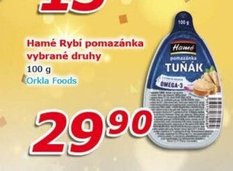 Rybí pomazánka Hamé