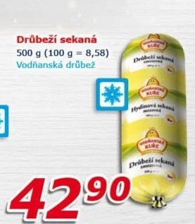 Sekaná drůbeží mražená Vodňanské kuře