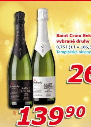 Sekty Saint Croix Templářské sklepy Čejkovice