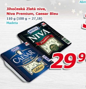 Sýr Niva zlatá Jihočeská 60% Madeta