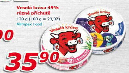 Sýr tavený Veselá kráva