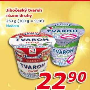 Tvaroh Jihočeský Madeta