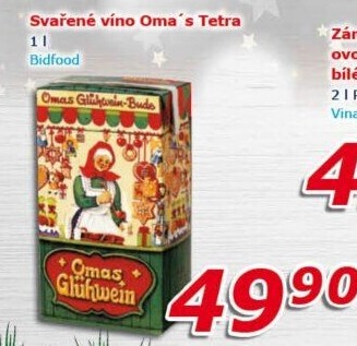 Víno svařené Oma´s Glühwein