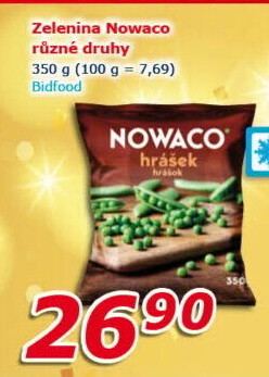 Zelenina mražená Nowaco