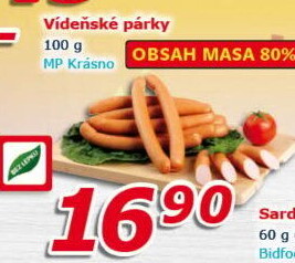 Párky vídeňské Krásno