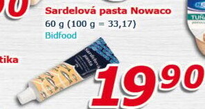 Pasta sardelová Nowaco