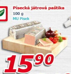 Paštika játrová písecká Maso uzeniny Písek