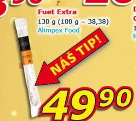 Salám Fuet Extra Martínez Somalo