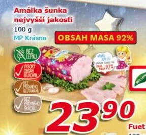 Šunka Amálka nejvyšší jakosti Krásno