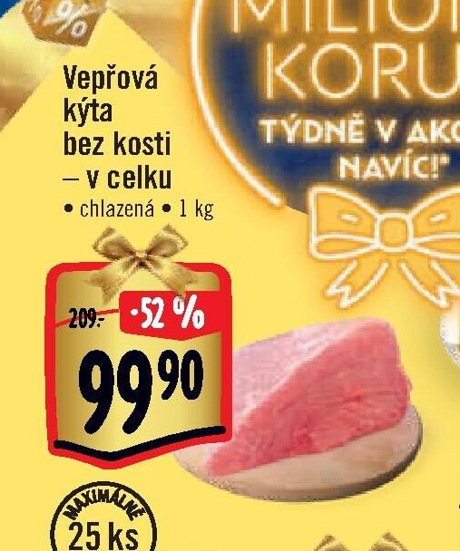 Vepřová kýta bez kosti