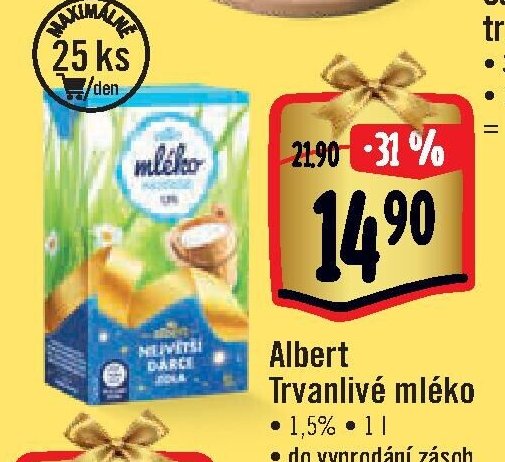 Albert Trvanlivé mléko