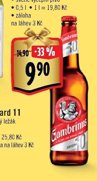 Gambrinus Originál 10 0,5 l