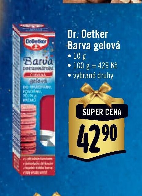 Dr. Oetker Barva gelová