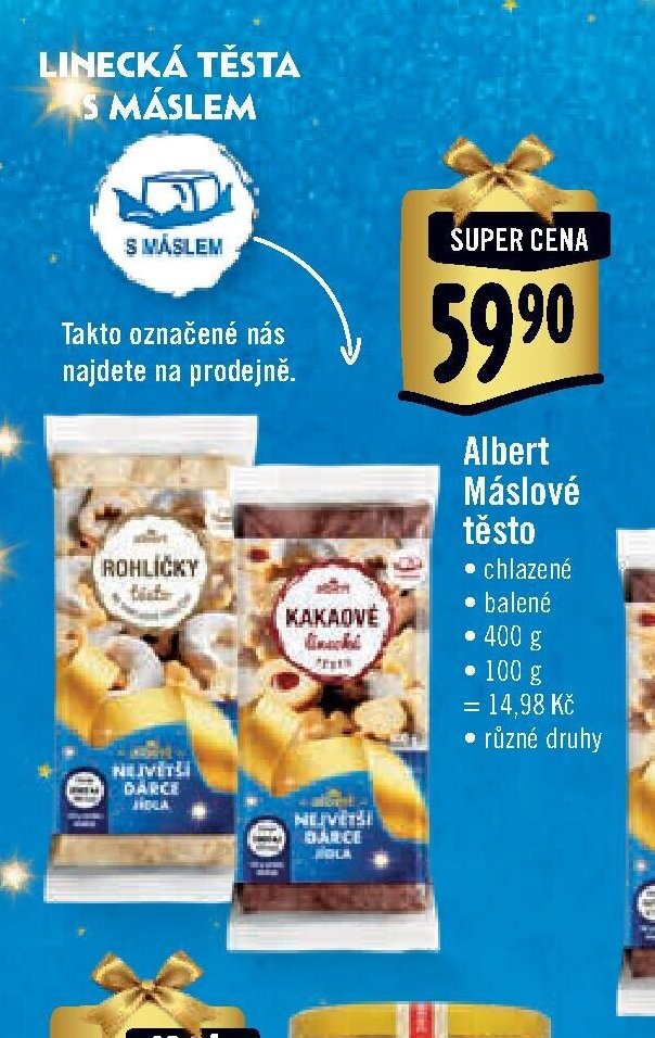 Albert Máslové těsto