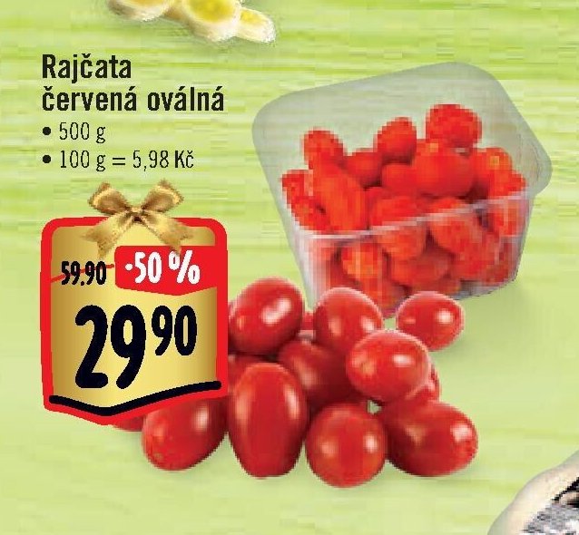 Rajčata červená oválná