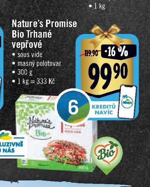 Nature's Promise Bio Trhané vepřové