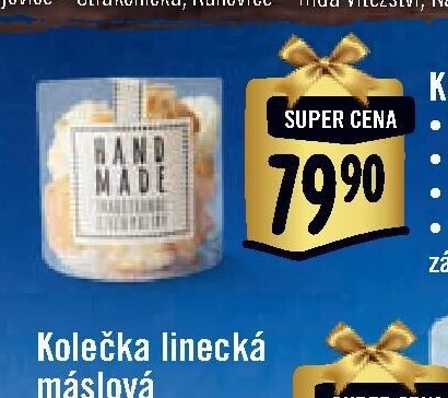 Kolečka linecká máslová