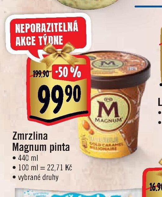 Zmrzlina Magnum pinta