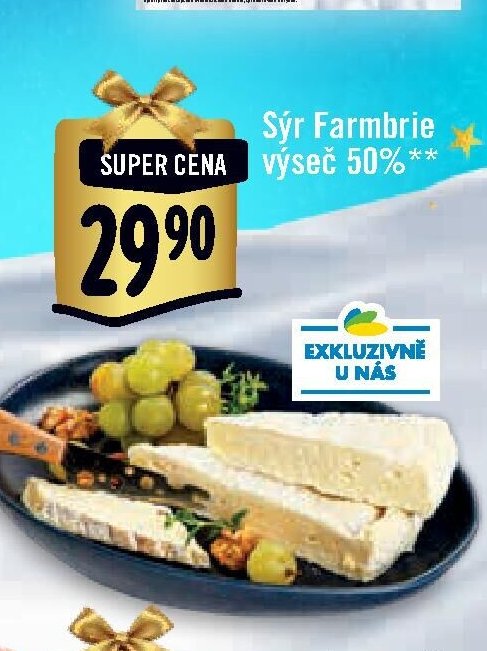Sýr Farmbrie výseč 50%
