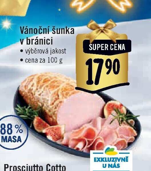 Vánoční šunka v bránici