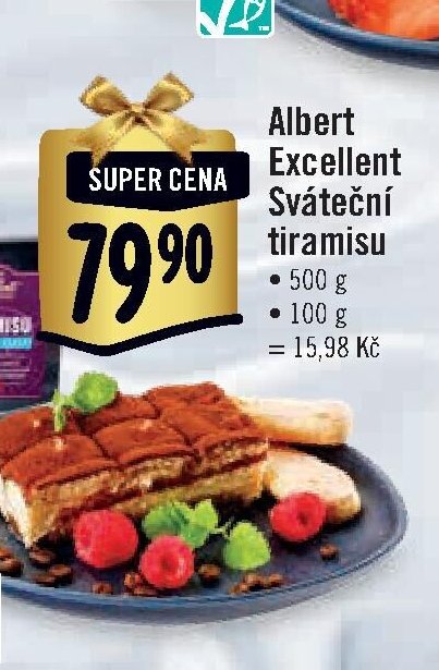 Albert Excellent Sváteční tiramisu